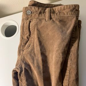Brandy Melville brown Aliyah corduroy pants.